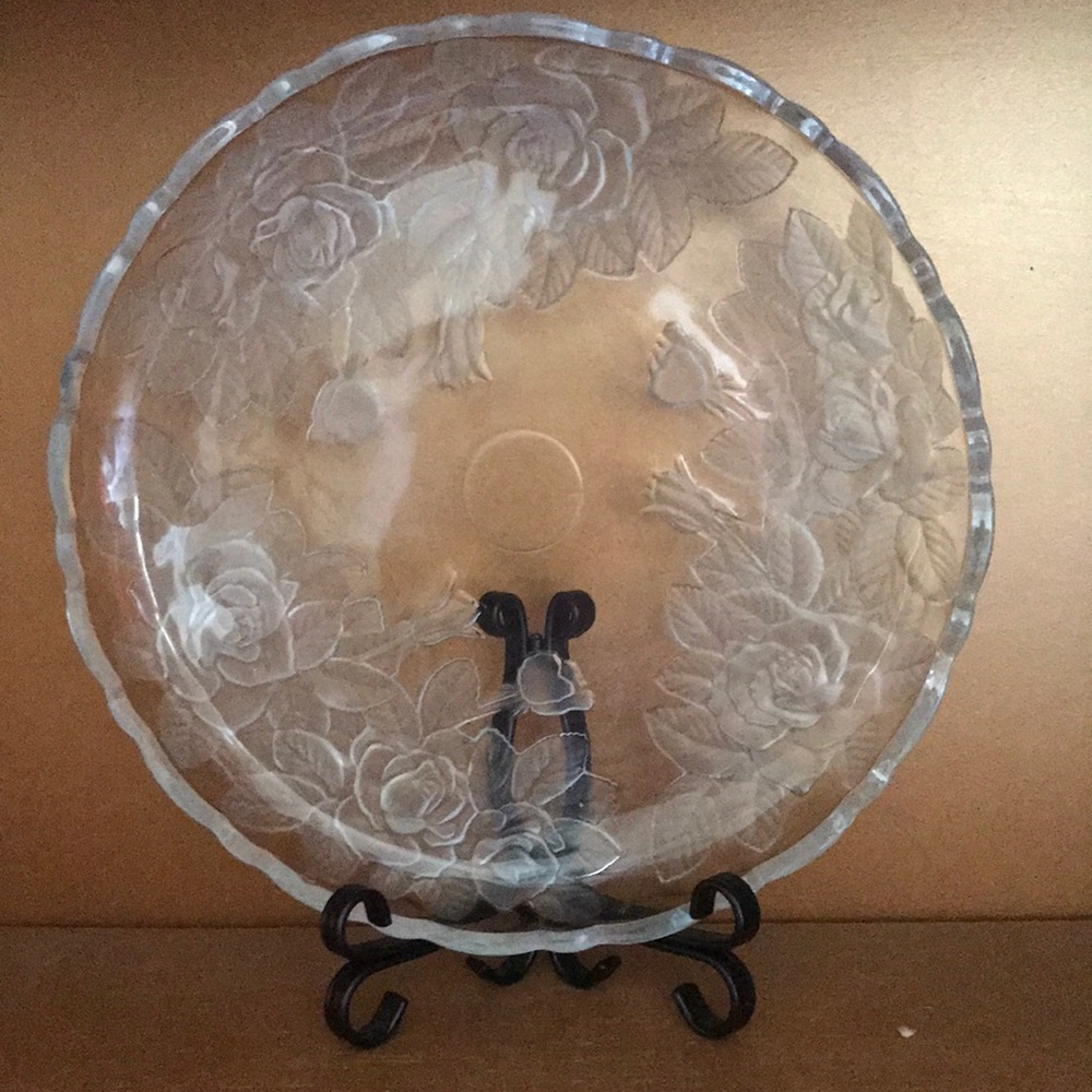 Rose Serving Plate